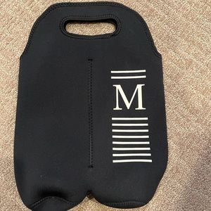 Neoprene Double Wine Tote with M Monogram